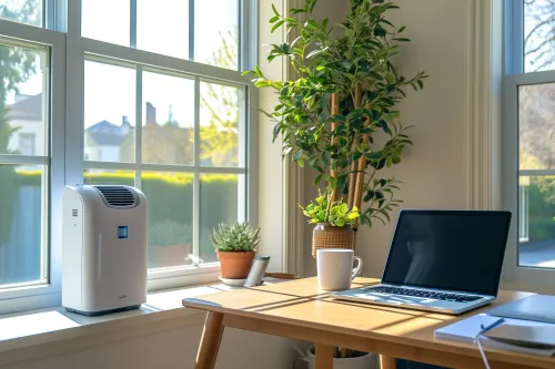 Niveau sonore de la climatisation indiqué avec précision.