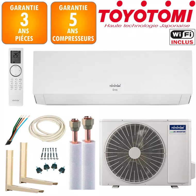 Pack Climatiseur à faire poser Toyotomi Erai 12