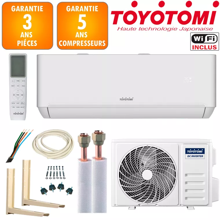 Pack Climatiseur à faire poser Toyotomi Sora 12