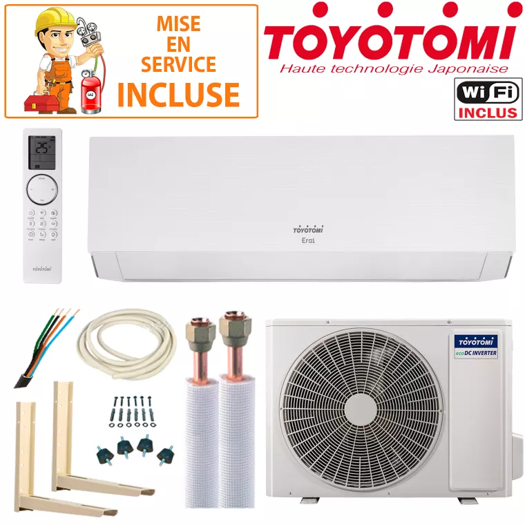 Pack Confort Climatiseur Toyotomi Erai 18